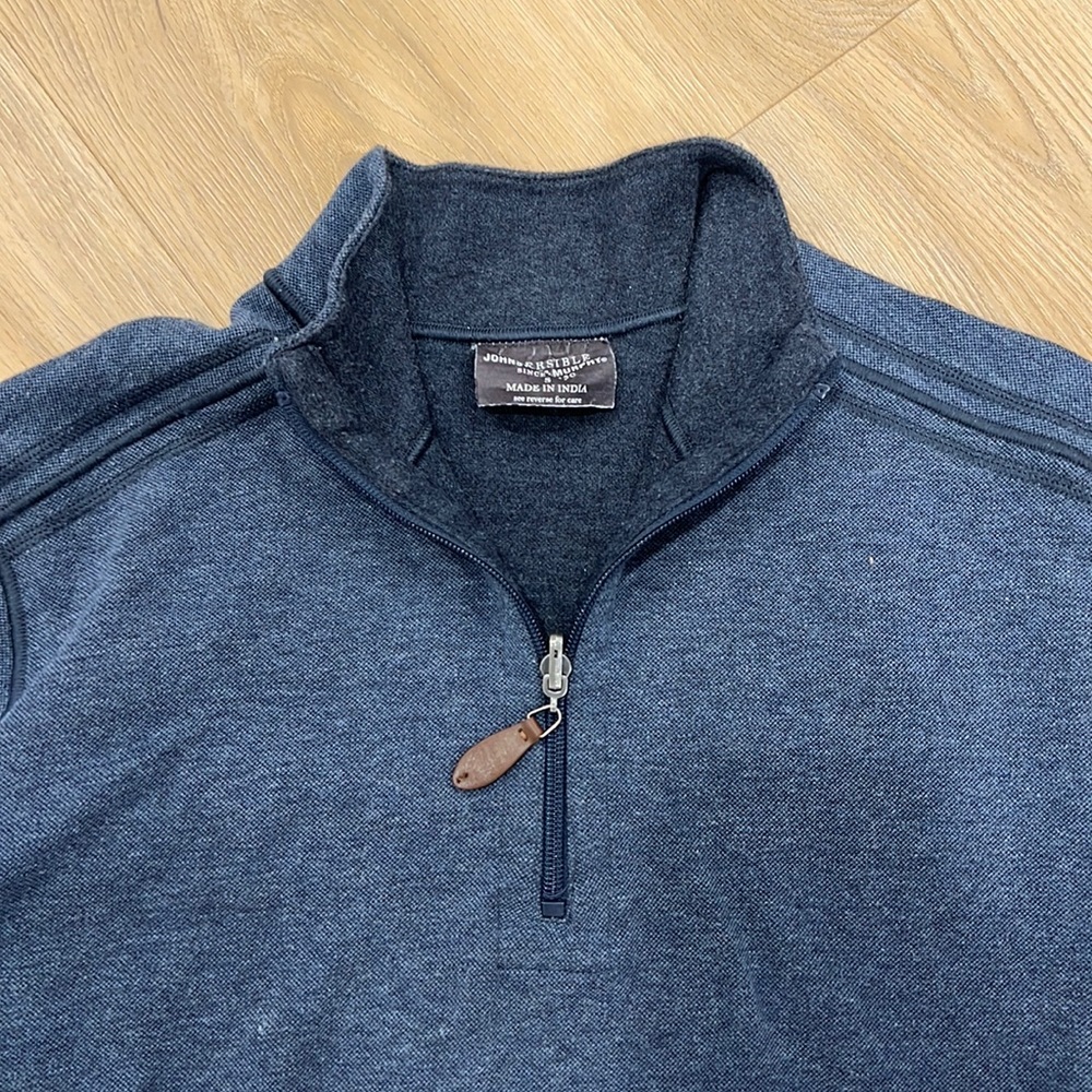 Johnston & Murphy half zip men’s sweater - size s